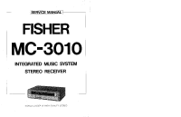 Fisher MC-3010 - Service Manual 